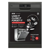 IFB 16 Place Settings ‎Hot water wash Free Standing Dishwasher (Neptune VX2 Plus, Inox Grey, In Built Heater with Turbo Drying, Perfect for Indian Utensils)