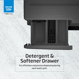 Voltas Beko 8.0kg, Inverter, 5 Star Front Load Washing Machine (WFL8014VTAP, Anthracite), Auto Dosing,Stain Expert