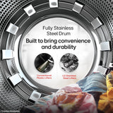 LG FX1412A5ED 12 Kg 5 Star AI DD Fully Automatic Front Load Washing Machine with Steam Wash, TurboWash™ 360°, EzDispense™, Wi-Fi & Essence Graphite (2026 Model)
