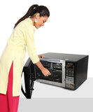 Panasonic 27L Microwave Conventional Oven(NN-CT64HBFDG, Black Mirror + Golden , Zero Oil), Free 1 Year Extended Warranty