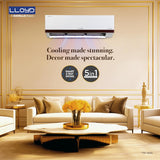 Lloyd 1.5 Ton 5 Star Inverter Split AC (5 in 1 Convertible, Anti Corrosion Coating, Copper, PM 2.5 Filter, White with Chrome Deco Strip, GLS18I5KWEGW)