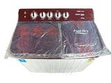 Voltas Beko Semi-Automatic Top Load Washing Machine, 12 Kg Capacity, 5 Star Burgundy(WTT120UPA/BRSSWH5PTDA)