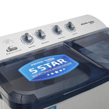 Voltas Beko 7 kg Semi-Automatic Top Loading Washing Machine Appliance, Double Waterfall (WTT70DBLT, Sky Blue)