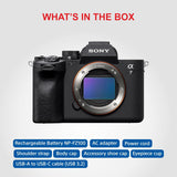 Sony Alpha ILCE-7M4K Full-Frame Hybrid Camera 33MP Interchangeable-Lens Mirrorless Camera with 28-70mm Digital Zoom Lens | 4K 60P Video Recording | Real-Time Eye AF for Humans, Birds, Animals - Black