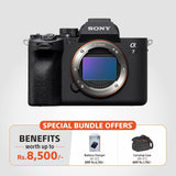 Sony Alpha ILCE-7M4K Full-Frame Hybrid Camera 33MP Interchangeable-Lens Mirrorless Camera with 28-70mm Digital Zoom Lens | 4K 60P Video Recording | Real-Time Eye AF for Humans, Birds, Animals - Black