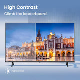 Hisense 43 Inch (108 cm) Full HD Smart LED TV | Dolby Audio | Bezel-Less Design | VIDAA Smart OS | Built-in Wi-Fi | Screen Mirroring | 2 HDMI | 2 USB (43E4Q, Black)