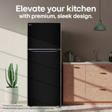 LG 446L 1 Star Frost Free Double Door Convertible Refrigerator with Door Cooling+™, Smart Inverter Compressor, Smart Diagnosis™ & Ebony Sheen (GLT4416CCES)