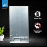 Voltas Beko 563 L Side-by-Side Refrigerator with ProSmart Inverter Compressor and Active Fresh Blue Light (RSB585/FPV300RXID, INOX Steel)