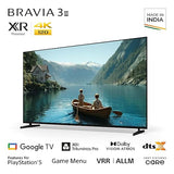 Sony BRAVIA 3 II K-75XR35M2 75 Inch 4K Ultra HD Smart Google TV | XR Processor, 120Hz, Dolby Vision, Dolby Atmos