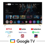 Vu 189cm (75 inches) Masterpiece Frame Series 4K QLED TV 75MASTERPIECE (Armani Gold)