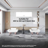 GENERAL 1.8Ton BEE 2026 3 Star Rated,Inverter Split AC(White,Copper,6400W,Powerful Cooling,15m Long Reach Airflow,4 Way Swing,55°C Max,Suitable for 200~250 Sft,Free Standard Installation),-ASGG22CNWA-B