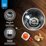 Voltas Beko, A Tata Product Powerfull 500 W Mixer Grinder with GrindX Technology (G5003HP-WH | 3 Jars | White)