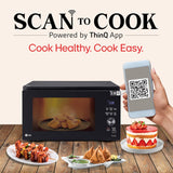 LG 32 L Wi-Fi Enabled Charcoal Convection Microwave Oven (MJEN326SFW, Black)