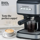 Morphy Richards Impresso Coffee Maker (350017) – Professional Brewing with Sleek Design