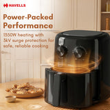 Havells Prolife Aero 4.2L Air Fryer | 6-in-1 Cooking | 85% Less Oil | AeroCrisp Technology