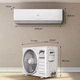 Godrej 1.5 Ton 3 Star Inverter Split Smart AC (2026 Model, HIC 18Z3TG VA IOT4, Copper Condenser, 4-Way Swing, Wi-Fi Voice & App Control, i-Sense Technology, White)