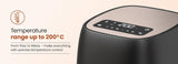 Crompton Ameo 4.2L Digital Air Fryer | 1400W Quick Fry Technology | Oil-Free Healthy Cooking | Super Helix Heating Element | Digital Display with Indian Preset Menus
