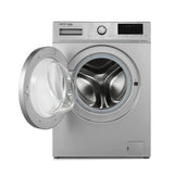 Voltas Beko 6.5kg, Inverter, 5 Star Front Load Washing Machine (WFL6512VTSS, Silver), Steam Wash,Stain Expert