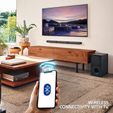 Sony HT-S40R Real 5.1ch Dolby Audio Soundbar for TV with Subwoofer & Wireless Rear Speakers, 5.1ch Home Theatre System (600W, Bluetooth & USB Connectivity, HDMI & Optical Connectivity, Sound Mode) (Open Box / Without Box)