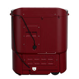 Godrej 10.5 Kg 5 Star Semi-Automatic Top Load Washing Machine With Toughened Glass Lid(WSEDGE JAZZ 105 5.0 DB3 M CSRD, Stainless Steel Drum, Drying at 1440 RPM Speed, Crystal Red)