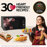 LG 32 L Scan to Cook Wi-Fi Enabled Charcoal Convection Healthy Microwave Oven (MJEN326PKW, Black, Heart Friendly, Pasteurized Milk, Ghee, Diet Fry & 360° Motorised Rotisserie for Bar-be-queing)
