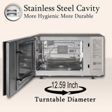 LG 28 L Wi-Fi Enabled Charcoal Convection Healthy Microwave Oven (MJEN286UFW, Black, Diet Fry)