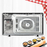 LG MJEN286VI 28L Charcoal Convection Microwave Oven with Healthy Heart Auto Cook, Diet Fry, 360° Motorised Rotisserie & Charcoal Lighting Heater, Black