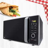 LG 28 L Charcoal Convection Microwave Oven (MJ2887BFUM, Black, with 360° Motorised Rotisserie & Charcoal Lighting Heater with 10 years warranty)