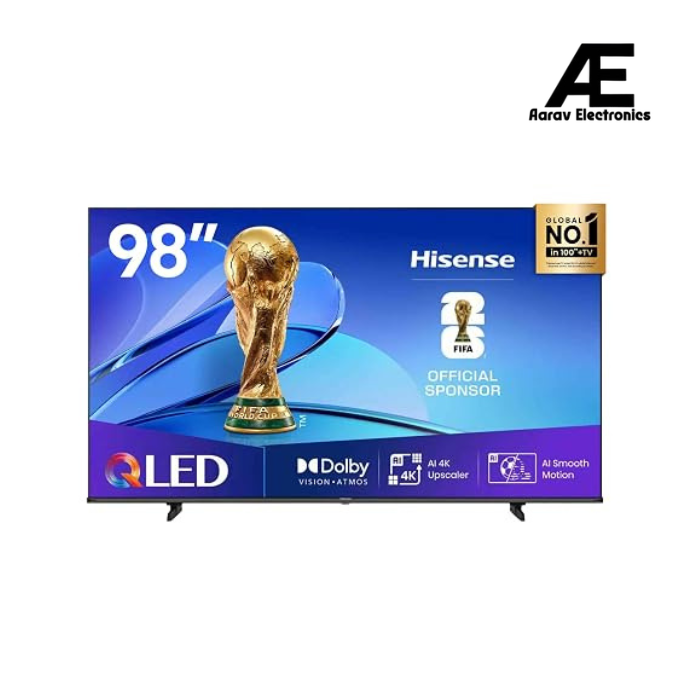 Hisense ハイビジョンテレビ Hisense 98Q6Q 98 Inch 4K Ultra HD Smart QLED TV, Quantum Dot