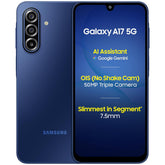 Samsung Galaxy A17 5G (Blue, 8GB RAM, 128GB Storage) | with Travel Adapter | 50 MP No Shake Camera | Gemini Live | Circle to Search | Super AMOLED | Corning Gorilla Glass Victus | 7.5mm Sleek | AI