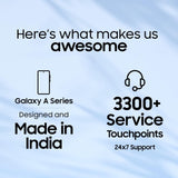 Samsung Galaxy A36 5G (Awesome White, 8GB, 128GB) | Gemini Live | Awesome Intelligence (AI): Circle to Search, My Filter, Object Eraser | 4nm Snapdragon Processor | Flagship Grade Camera