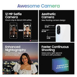 Samsung Galaxy A36 5G (Awesome White, 8GB, 256GB) | Gemini Live | Awesome Intelligence (AI): Circle to Search, My Filter, Object Eraser | 4nm Snapdragon Processor | Flagship Grade Camera