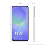 Samsung Galaxy A36 5G (Awesome White, 8GB, 256GB) | Gemini Live | Awesome Intelligence (AI): Circle to Search, My Filter, Object Eraser | 4nm Snapdragon Processor | Flagship Grade Camera