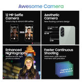 Samsung Galaxy A56 5G (Awesome Olive, 12GB, 256GB) | Metal Frame | Gemini Live | Awesome Intelligence (AI): Circle to Search, Instant Slo-Mo, Auto-Trim, Object Eraser | Flagship Grade Camera