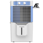 Crompton Ginie Neo Personal Air Cooler - 10L, White and Light Blue