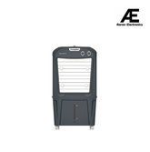 Crompton Zelus DAC 30L Portable Air Cooler, Grey | Honeycomb Pads, Ice Chamber, 4-Way Air Flow, Inverter Compatible