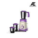 Crompton Nigella 500 Watts Mixer Grinder (ACGM-NIGELLA500W3J) Lavender & white
