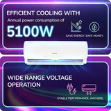 VOLTAS 183INV VERTIS AI ZEST GOLD Convertible 1.5 Ton 3 Star Inverter Split AC with Hidden Display (2026 Model, Copper Condenser, 4504075)