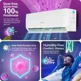 VOLTAS 183INV VERTIS AI ZEST GOLD Convertible 1.5 Ton 3 Star Inverter Split AC with Hidden Display (2026 Model, Copper Condenser, 4504075)