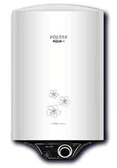 Voltas Aqua M 10-L 5 star rated storage water heater with 2 year product warranty (Grey)