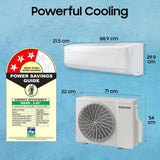 Samsung 1.5 Ton 3 Star Windfree AI Inverter Smart Split AC (WiFi, Energy Saving, Voice Control, Powerful Cooling, Copper, Digital Inverter, 4 Way swing, Convertible, BESPOKE AI AR60F19D1XWNNA)