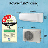 Samsung 2 Ton 3 Star AI Inverter Smart Windfree Split AC (BESPOKE AI, Energy Saving, Wi-Fi, Voice Control, Powerful Cooling, 100% Copper,4 Way swing, Convertible 5in1, AR60F24D13WNNA, White)