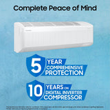 Samsung 1.5 Ton 3 Star Bespoke AI WindFree Inverter Smart Split AC (2026 Model, WiFi, Energy Saving, Voice Control, Powerful Cooling, Digital Inverter, 4 Way swing, 5 Step Convertible, AR60H19D13WNNA)
