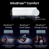 Samsung AR60H24D13W 2 Ton 3 Star Bespoke AI Inverter Smart Split AC, WindFree™, Wi-Fi, 5-in-1 Convertible, 2026 Model