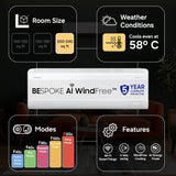 Samsung AR60H24D13W 2 Ton 3 Star Bespoke AI Inverter Smart Split AC, WindFree™, Wi-Fi, 5-in-1 Convertible, 2026 Model