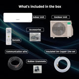 O-GENERAL 1.5Ton BEE 2026 3 Star Rated,Inverter Split AC(Copper,5300W,Powerful Cooling,15m Long Reach Airflow,4 Way Swing,55°C Max,Suitable for 170~200 Sft,ASGG18CPWA-B,White,Free Standard Installation)