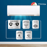 Daikin 1 Ton 3 Star Inverter Split AC (Hepta Sense, Dew Clean Technology, 3 Stage Filteration, Triple Display, Automatic Error Display, DNNS Self Heal, TAD Filter, ATKL35U, White)