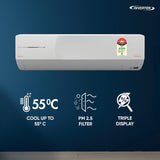 Daikin 1.5 Ton 5 Star,New Star rated, Inverter Split AC (Copper, PM2.5 Filter, ATKM50XV16, White)