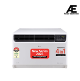 LG 1.5 Ton 5 Star DUAL Inverter Window AC (AW-Q18WUZA) | Convertible 4-in-1 Cooling | Copper Condenser | White
