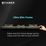 Faber 77 cm 3 Burner Gas Cooktop with Brass Burners, Non-Auto Ignition & Toughened Black Glass – HOB COOKTOP PRINCE PLUS 3BB BK